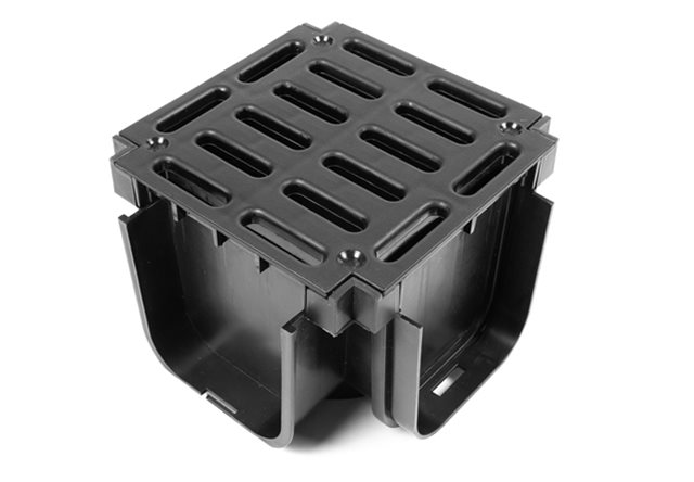 8 X Heavy Duty A15 PVC Channel Drainage Grating 1 metre 1m Length Clark Drain CLKS422/96 Water Rain Storm Shower Wetroom Garden Driveway DELIVERIES TO MAINLAND UK ONLY